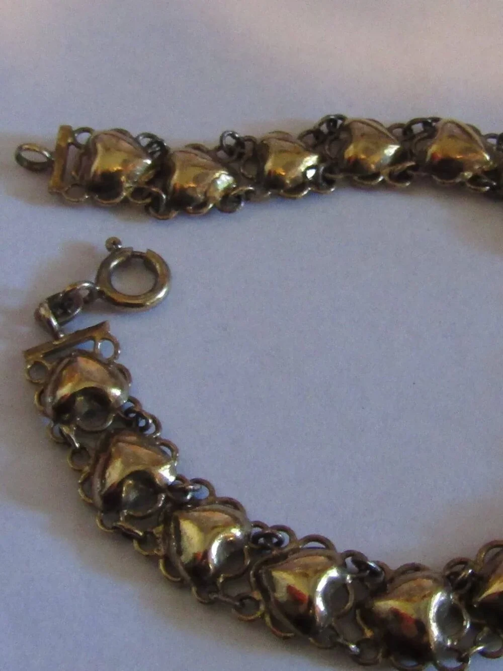 Signed 925 Sterling (Gold toned vermeil?) 7.5